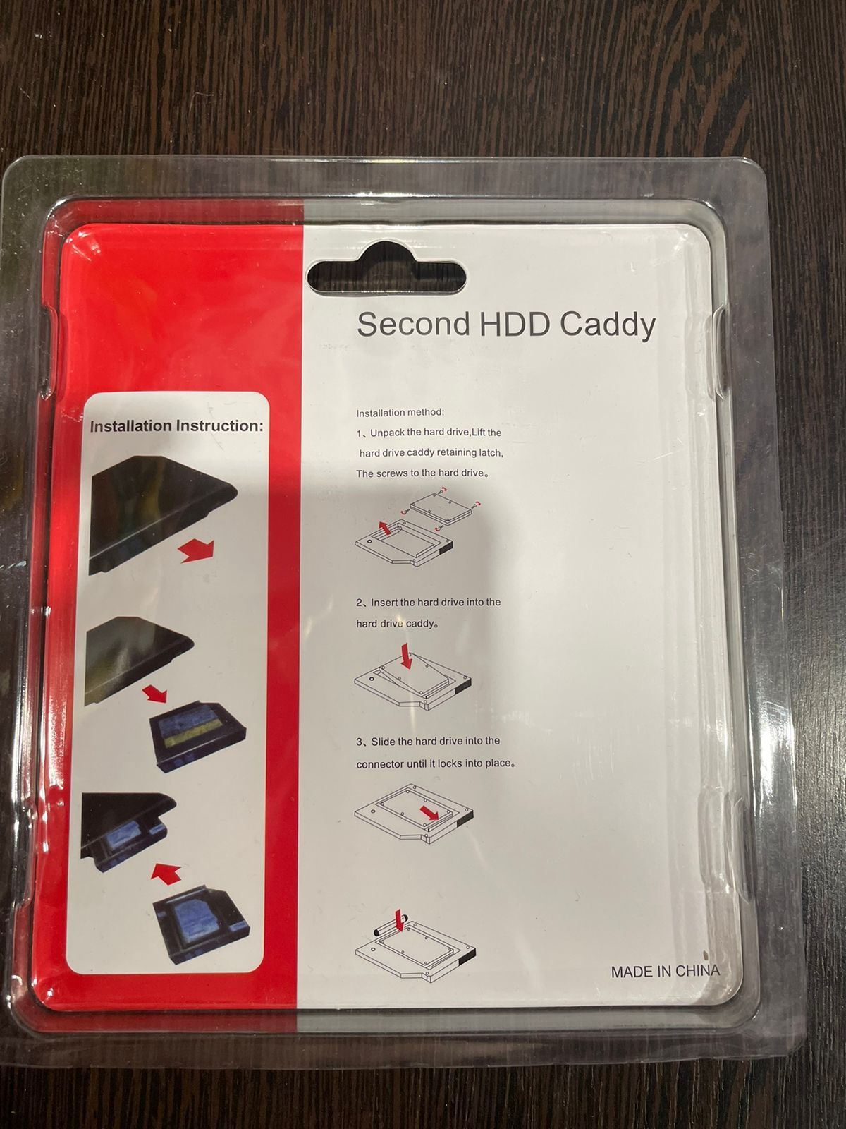 Оптибей Адаптер для жёсткого диска Second HDD Optibay 9.5мм 12.5мм