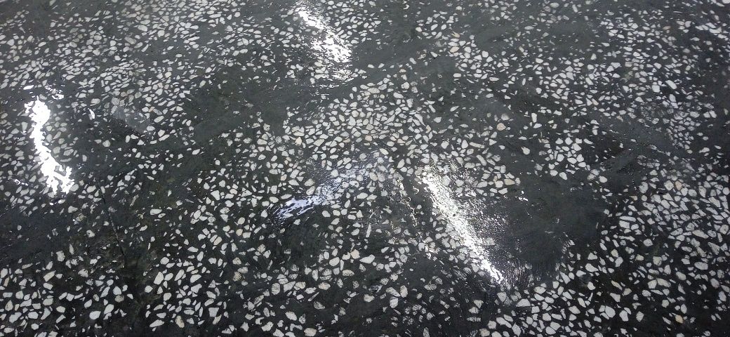 Полы из мраморной крошки