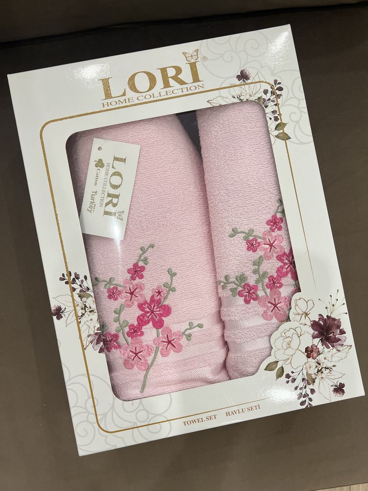 Набор из 2 полотенец, турецкие, LORI HOME COLLECTION