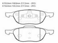 Колодки тормозные передние Mazda 3