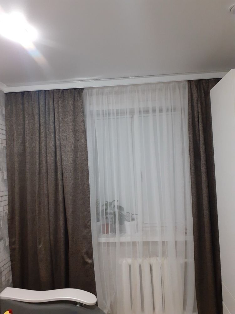 Продается комлект штор с тюлью