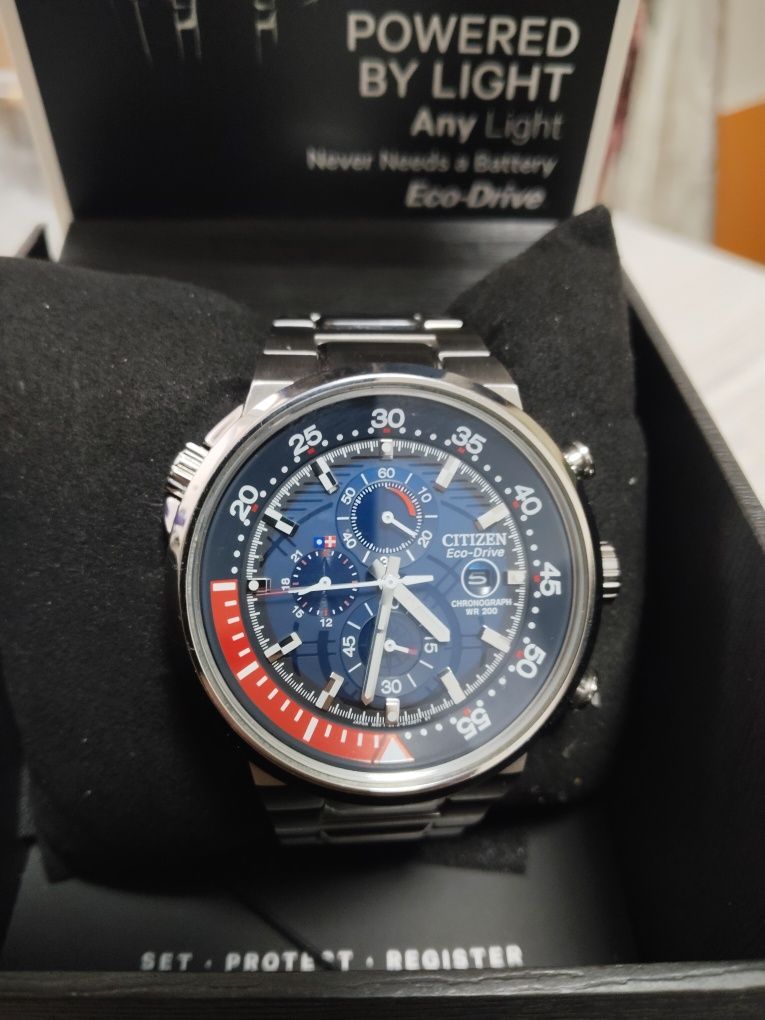 Часы хронограф Citizen eco drive endevour