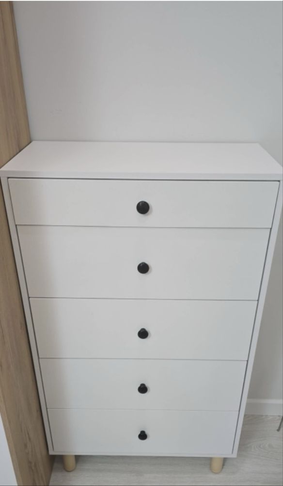 Комод белый 70x35x116.2 см