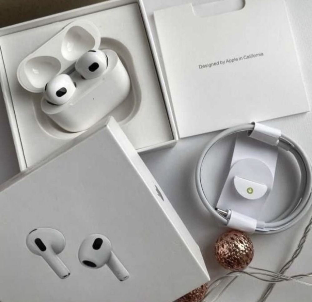 Распродажа! Только 3 дня! Airpods 3 Премиум ANC + Чехол в Подарок