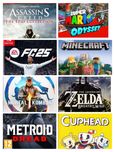 15 игр для nintendo switch + флешка + чиповка