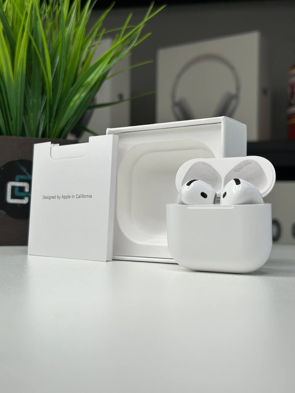 Apple AirPods 4 | Premium 1:1 Lux | Чехол в подарок | Гарантия | Новые