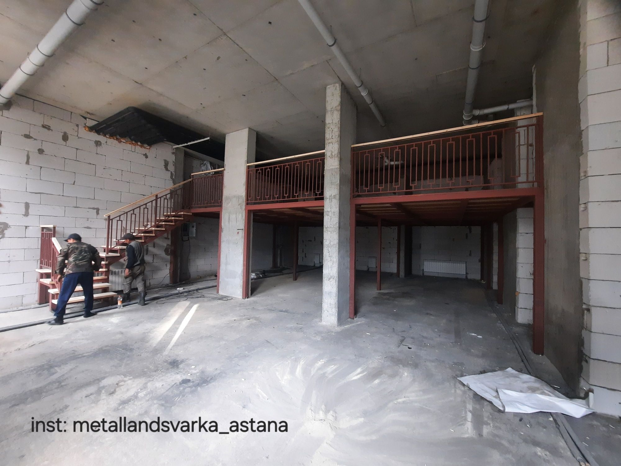 Сварка, сварщик профи, Антресольный этаж-второй этаж, перила, лестницы
