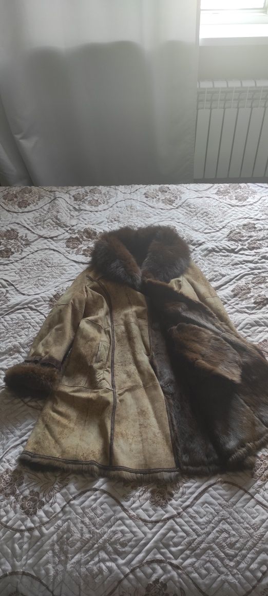 Дублёнка на лисьем меху