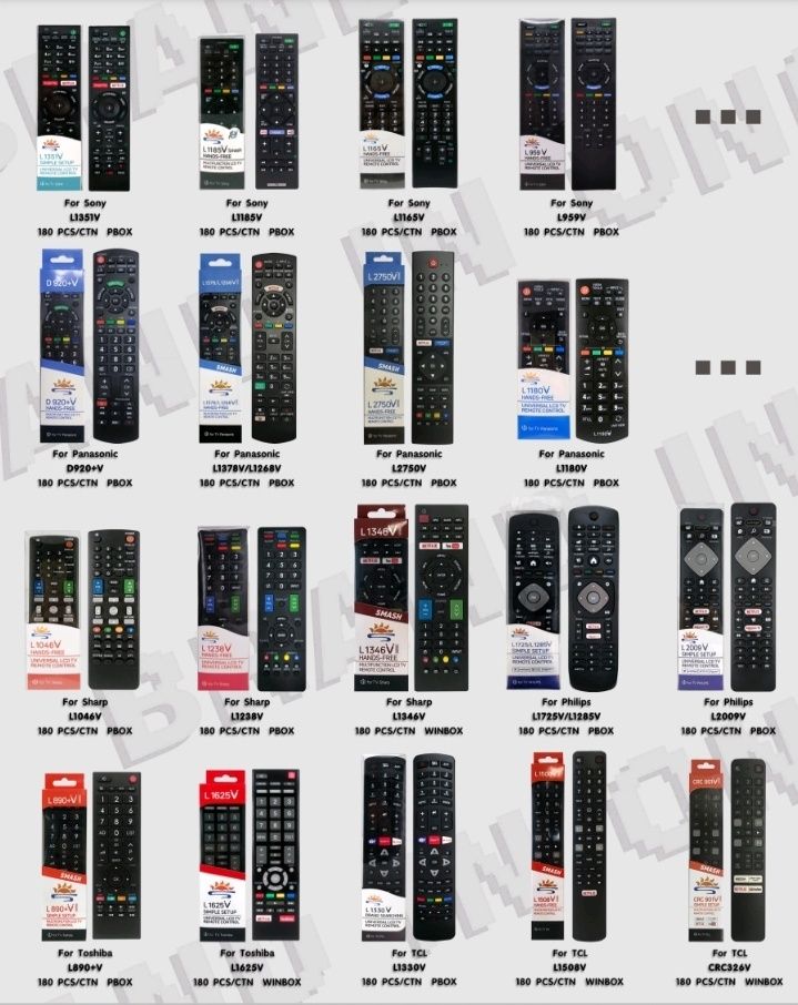 Пульты на Samsung, LG, пульт на телевизор, тюнер