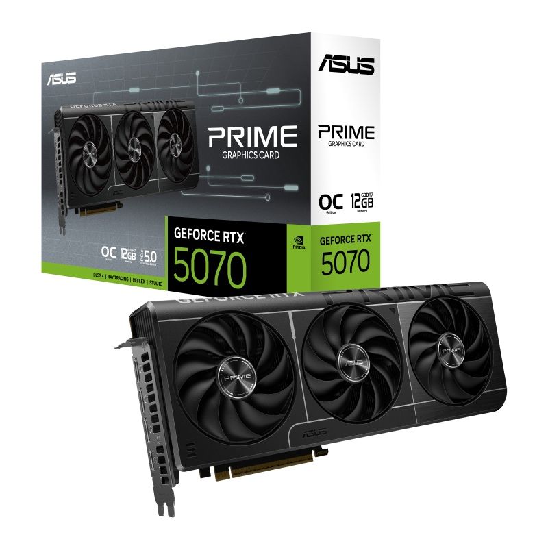 Видеокарта ASUS PRIME GeForce RTX 5070 12GB GDDR7 OC Edition