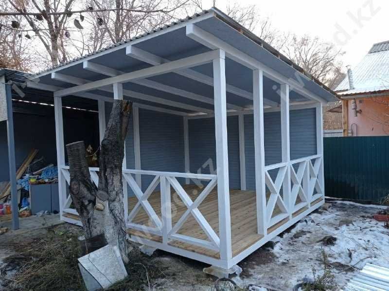 Деревянные беседки для загородного дома "под ключ"