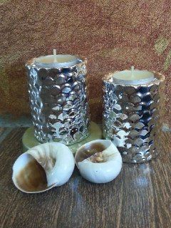 Керамические подсвечники (2 штуки), новые.