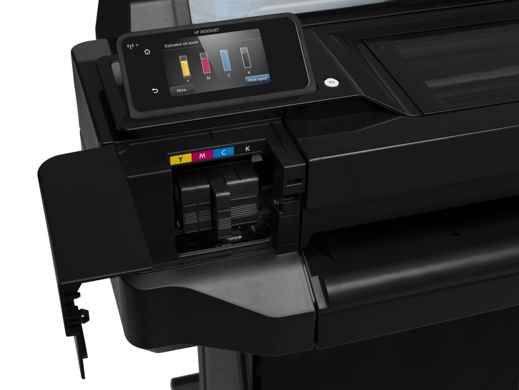 Плоттер HP T520, чипы не нужны!