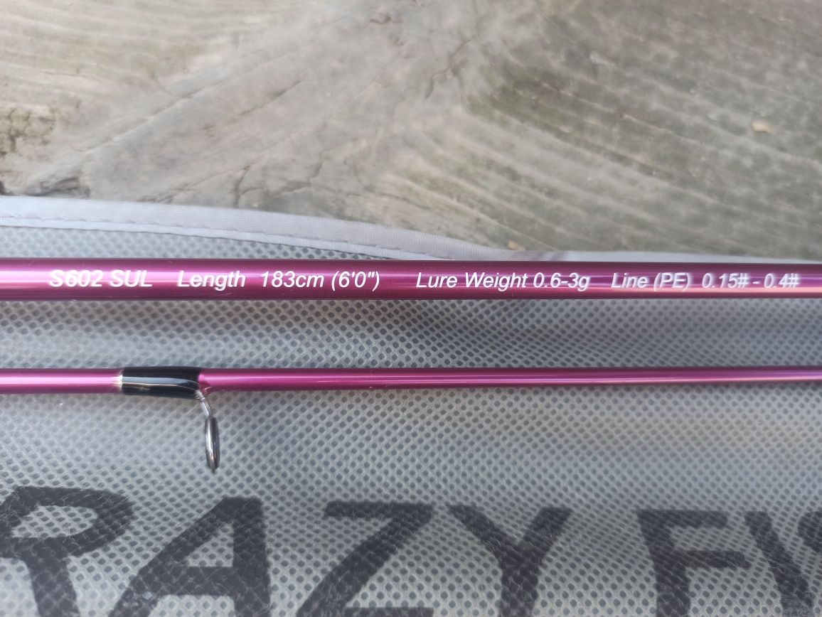 Продам ультралайтовый спиннинг Grazy Fish