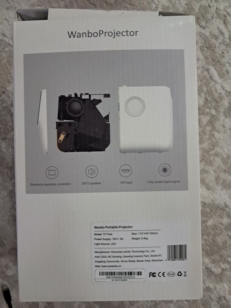 Проектор Xiaomi Wanbo Projector T2 Free