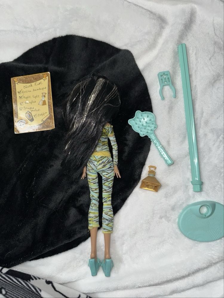 monster high монстр монстер хай кукла клео cleo dead tired спальная