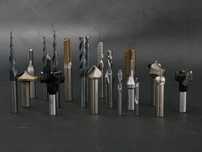 Алмазные концевые профильные фрезы DELTA TOOLS