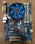 Материнская плата Socket LGA1155 с процессором