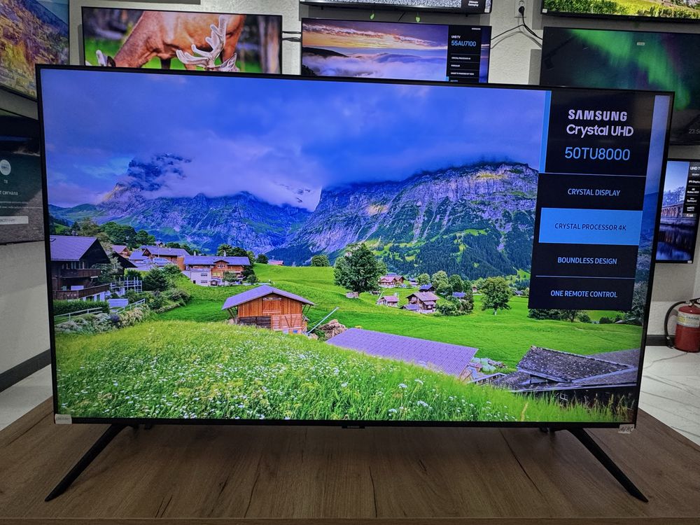 Телевизор Samsung 50TU8000 50” 4K Smart TV — Гарантия, Подарок
