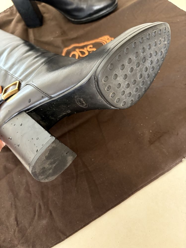 Сапоги-трубы TOD’S женские