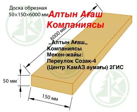 Обрешетка 25*150*6м для кровли