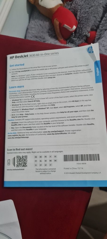 Цветной принтер hp