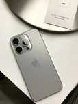 iphone 15 pro natural titanium