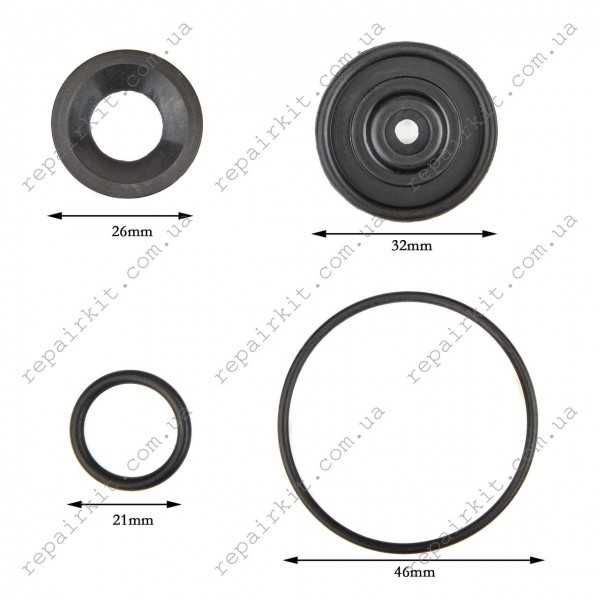 Ремкомплект клапанов печки BMW E39, E38, E53, E34, E32, E31, E65, E66