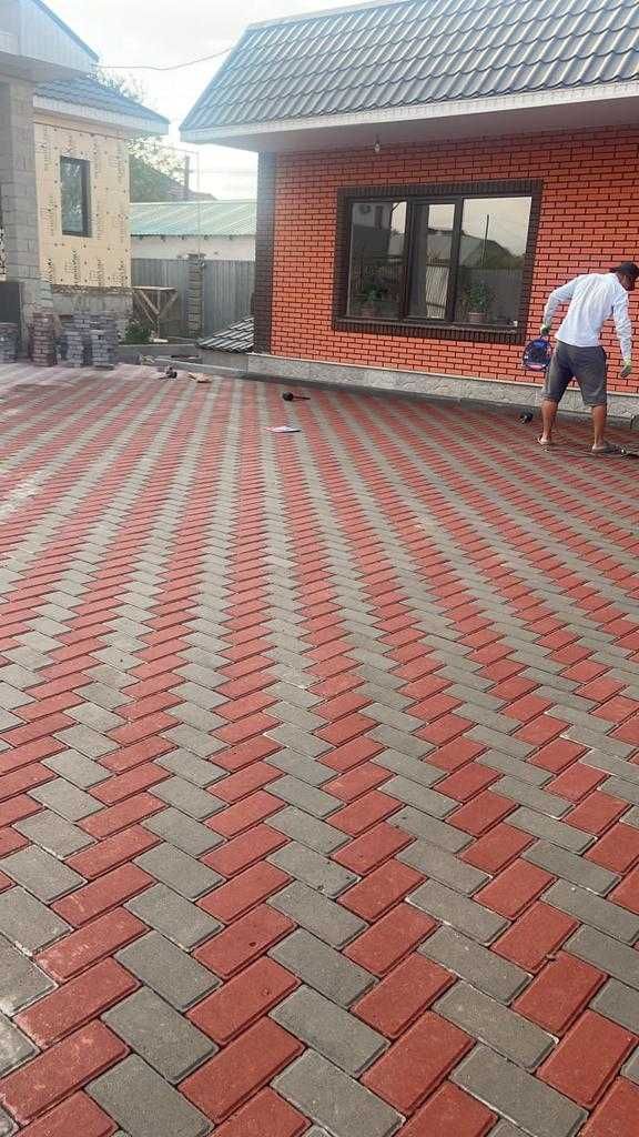 Тротуарная плитка, кирпичик, прямоугольник, ромбик !