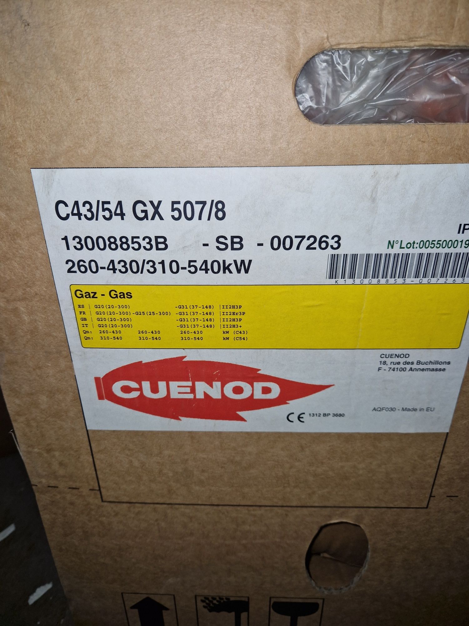 Горелка газовая GUENOD C43/54
