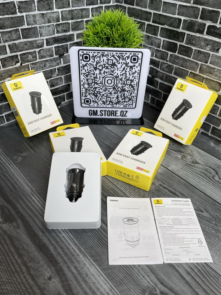Автомобильное зарядное устройство Baseus 3OW Fast Charger