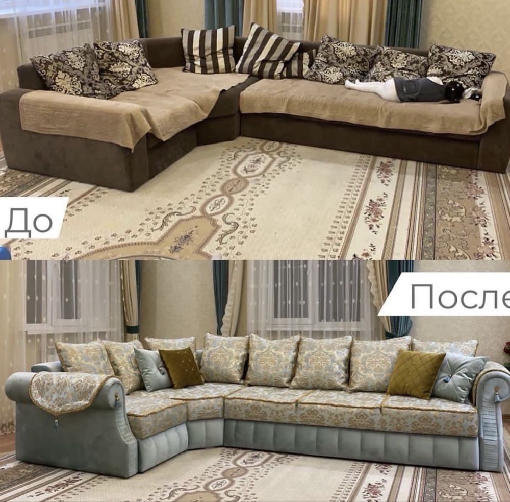 Перетяжка диван,кровать Реставрация Ремонт