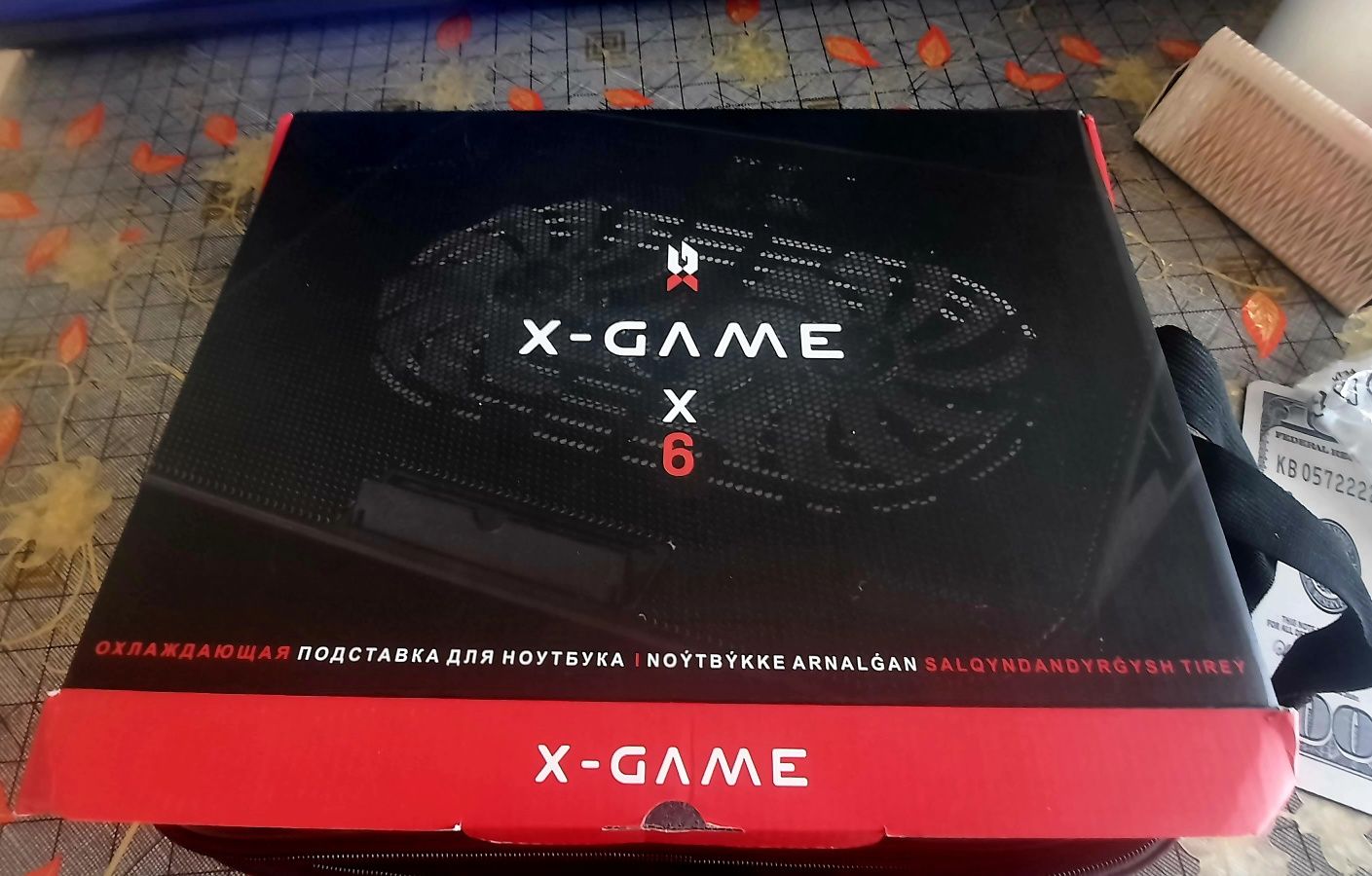 Подставка(вентелятор) для ноутбука  X Game X6, в отличном сост. 5500т