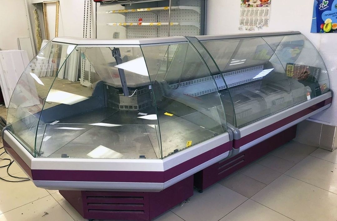 Холодильная витрина гастроном витринный холодильник магазина