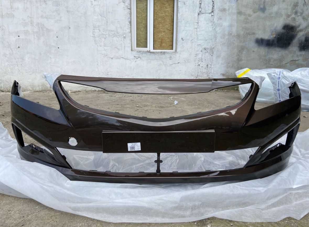 Бампер в цвет передний и задний solaris, Hyundai Accent/Kia Rio