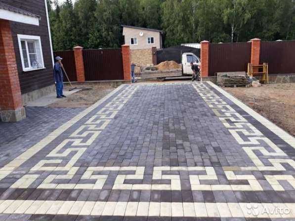 Вибропрессованная брусчатка.