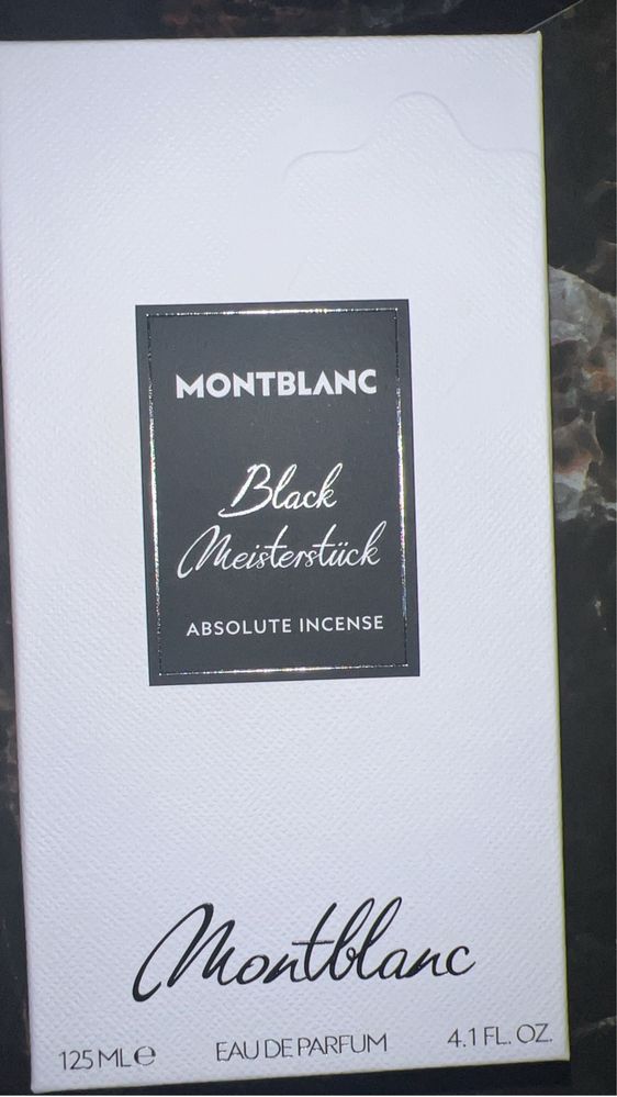 Montblanc Black Meisterstück Absolute Incense Eau de Parfum 125 ml.
