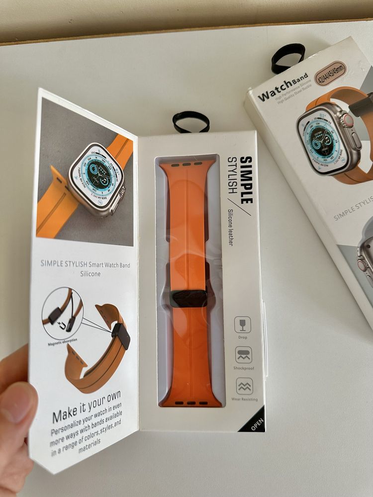 Ремешок силиконовый для часов Apple Watch 38/40/41/42/44/45/49 mm