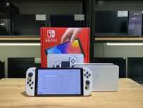 Nintendo Switch OLED, новая, флешка 128GB, полный комплект, 10413/А10