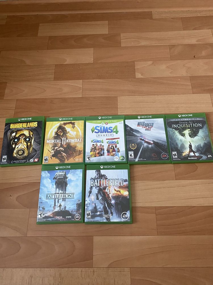 Продам диски Xbox One (Лот - Mortal Kombat, Borderlands и т.д.)