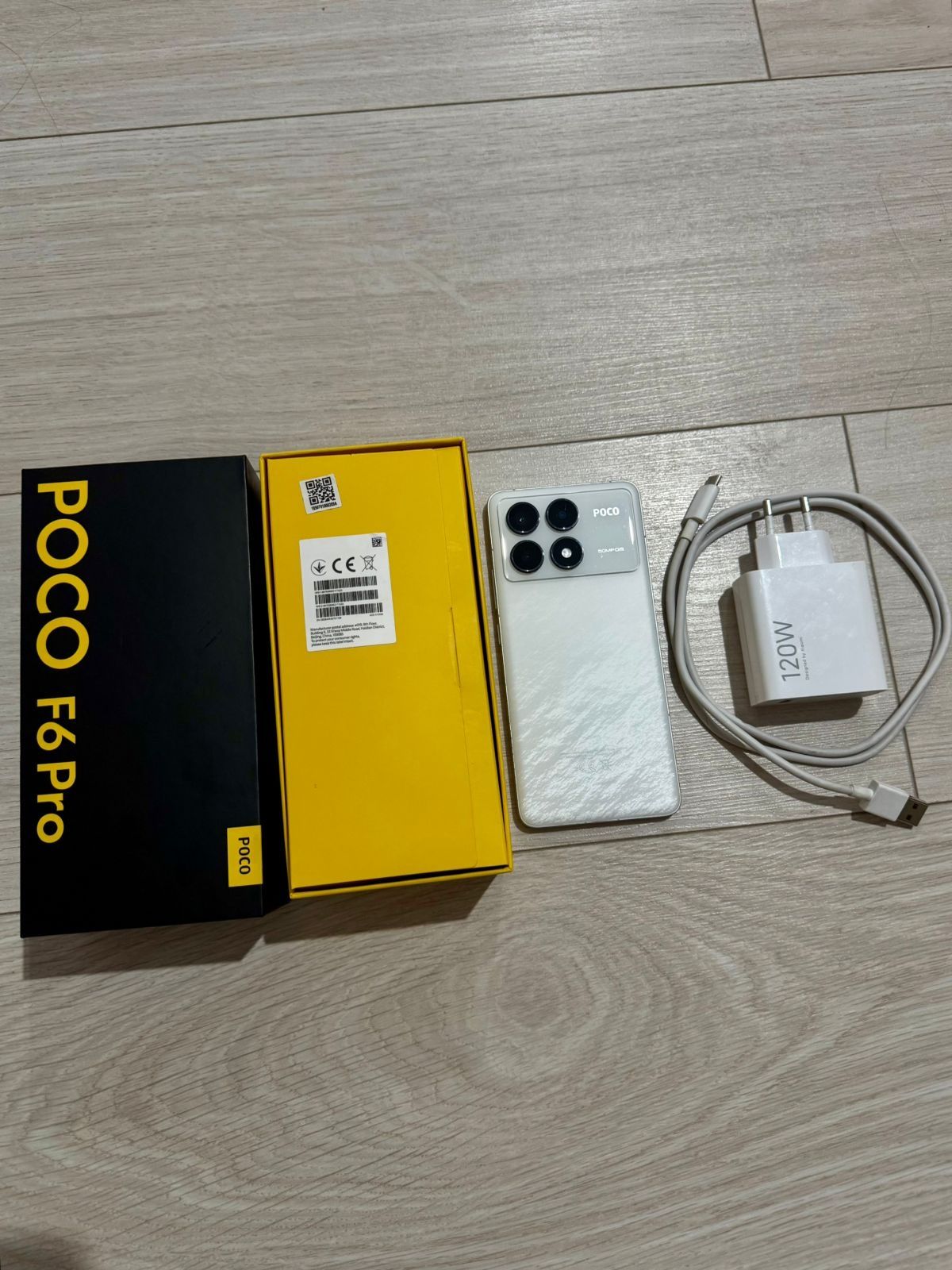 Poco F6 Pro, 12/512gb, white,