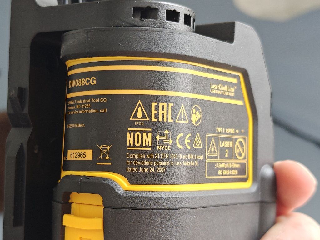 Уровень лазерный DeWalt