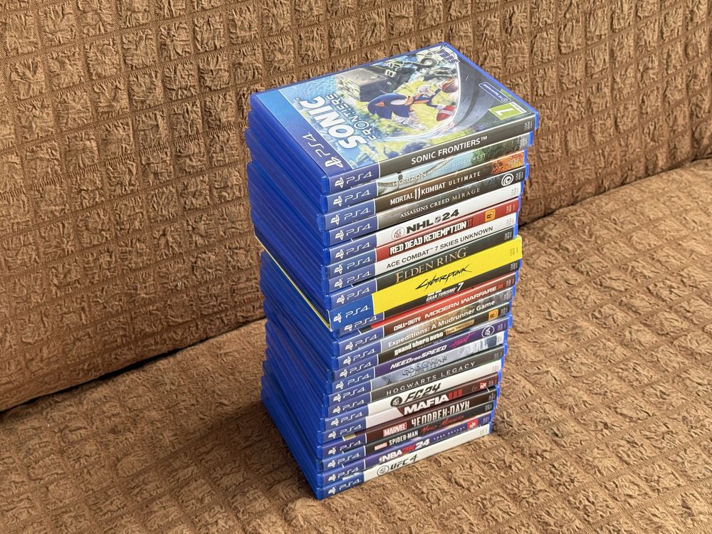 Диски игры на PlayStation 5 Ps 5,Sonic,RDR2,Call of Duty 3,GTA Trilogi