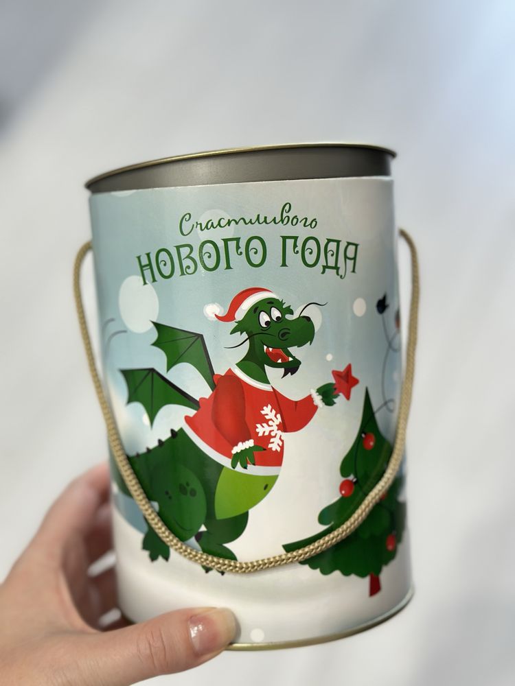 Новогодняя праздничная упаковка 3 шт