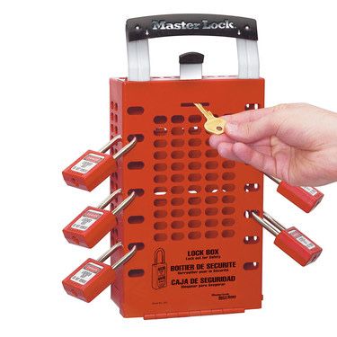 Сейф для ключей. Бокс. Latch Tight™ Red Group Lock Box.
