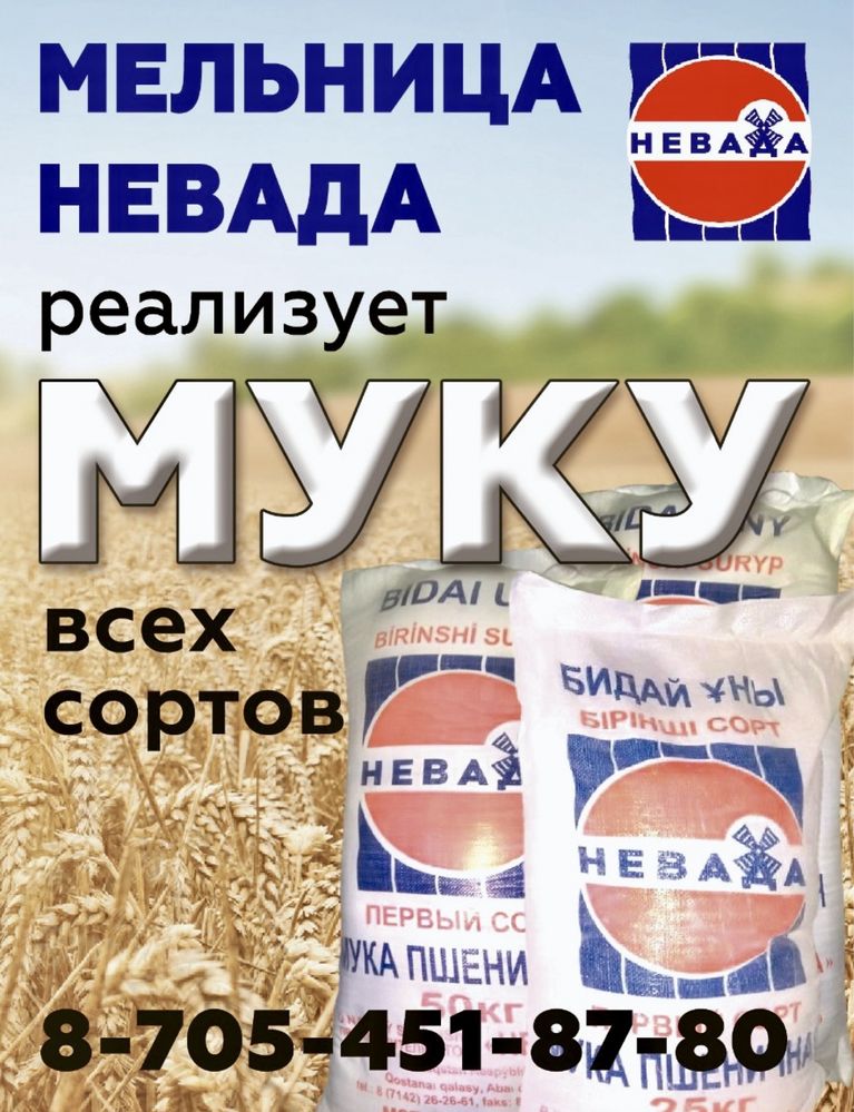 Мука первого, второго сортов, ржаная, овсяная