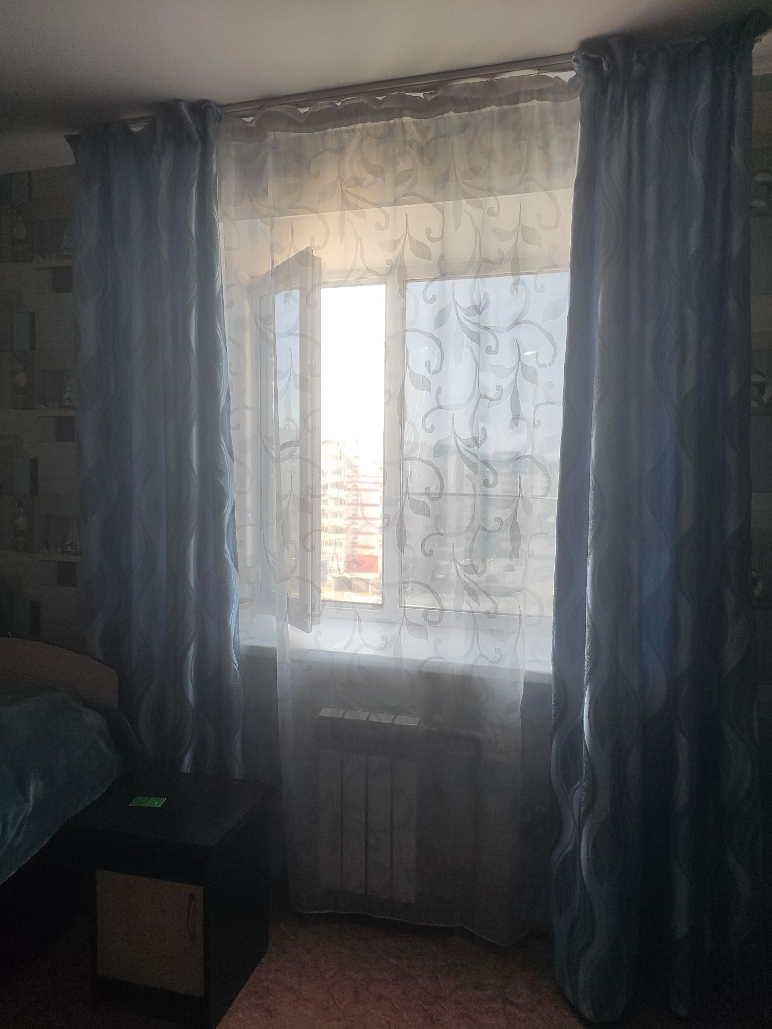 Шторы с тюлью для спальни