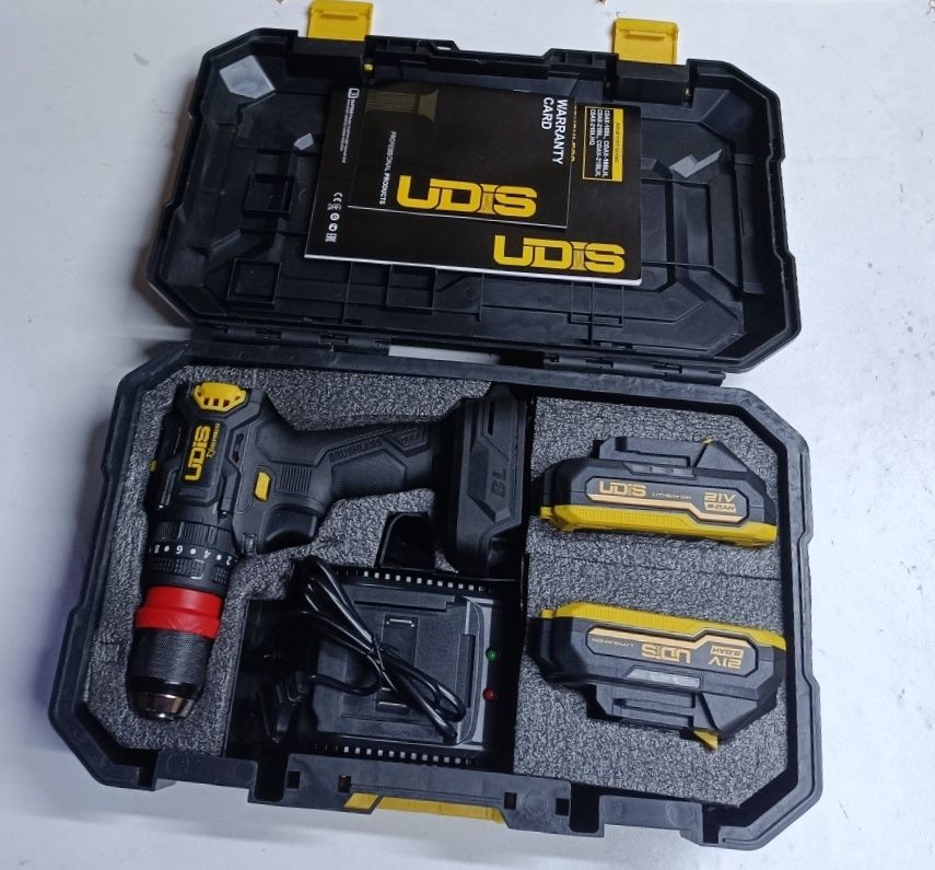 Шуруповерт Udis 21V, гарантия 1год 1