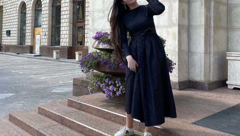Платье казахстанского дизайнера