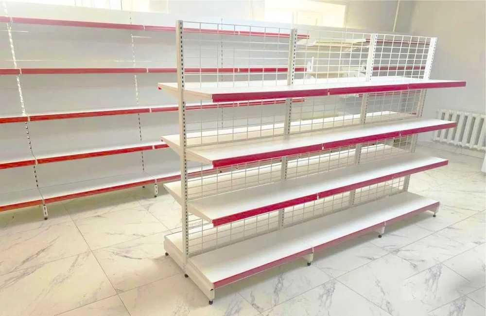 Металлический стеллаж сборный, торговые стеллажи, железная мебель tats